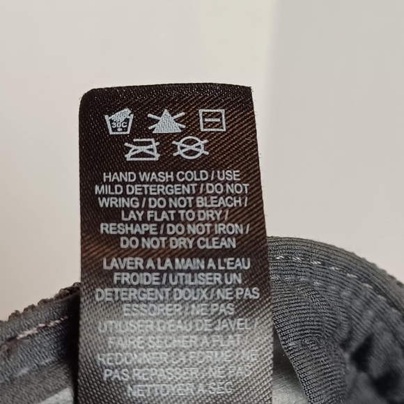 Nike Golf Embroidered Swoosh Logo RZN Vapor Patch Grey Mesh Back Trucker Hat L/X - Picture 8 of 9